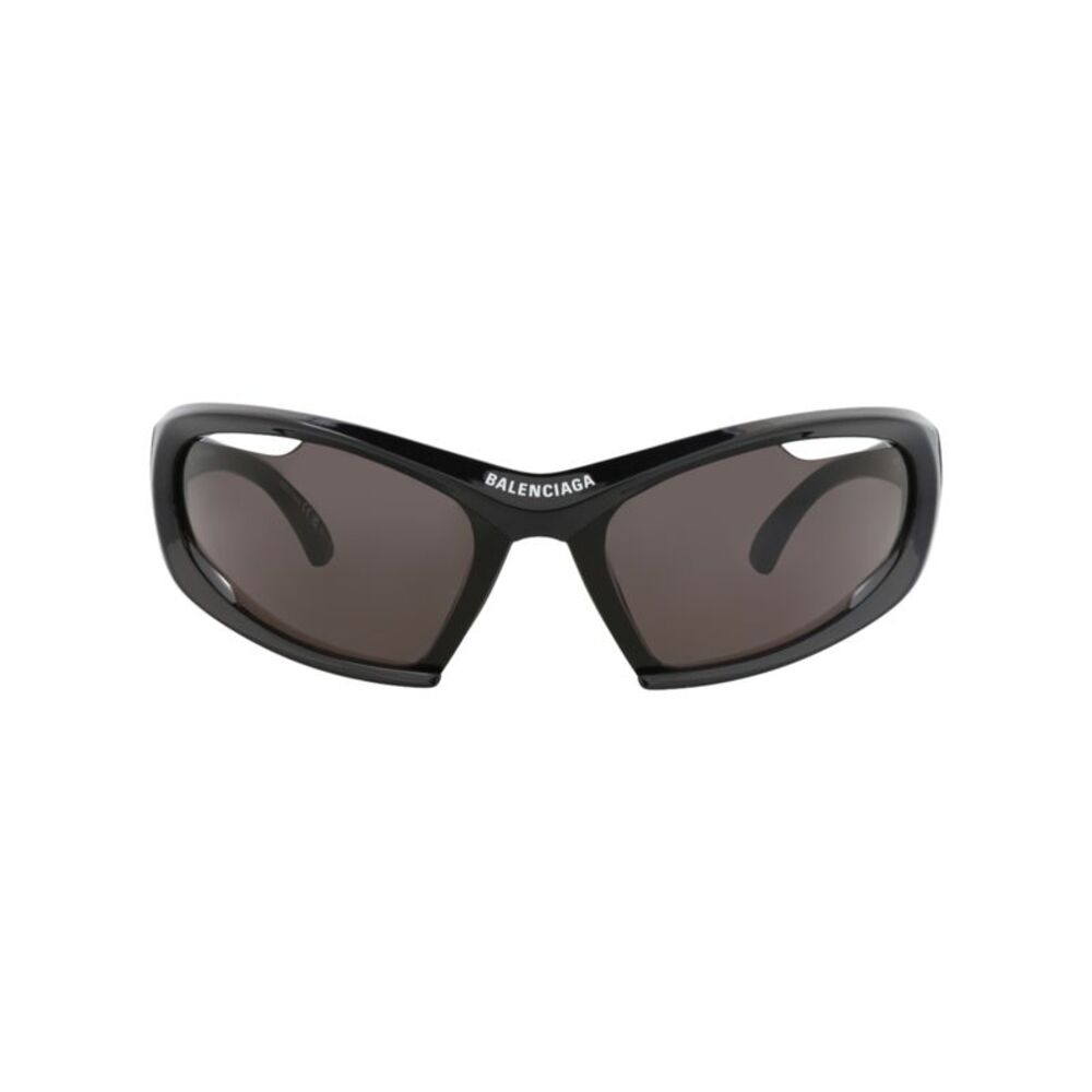 Balenciaga Shield-Frame Bio-Injection Sunglasses Black Unisex-Adult